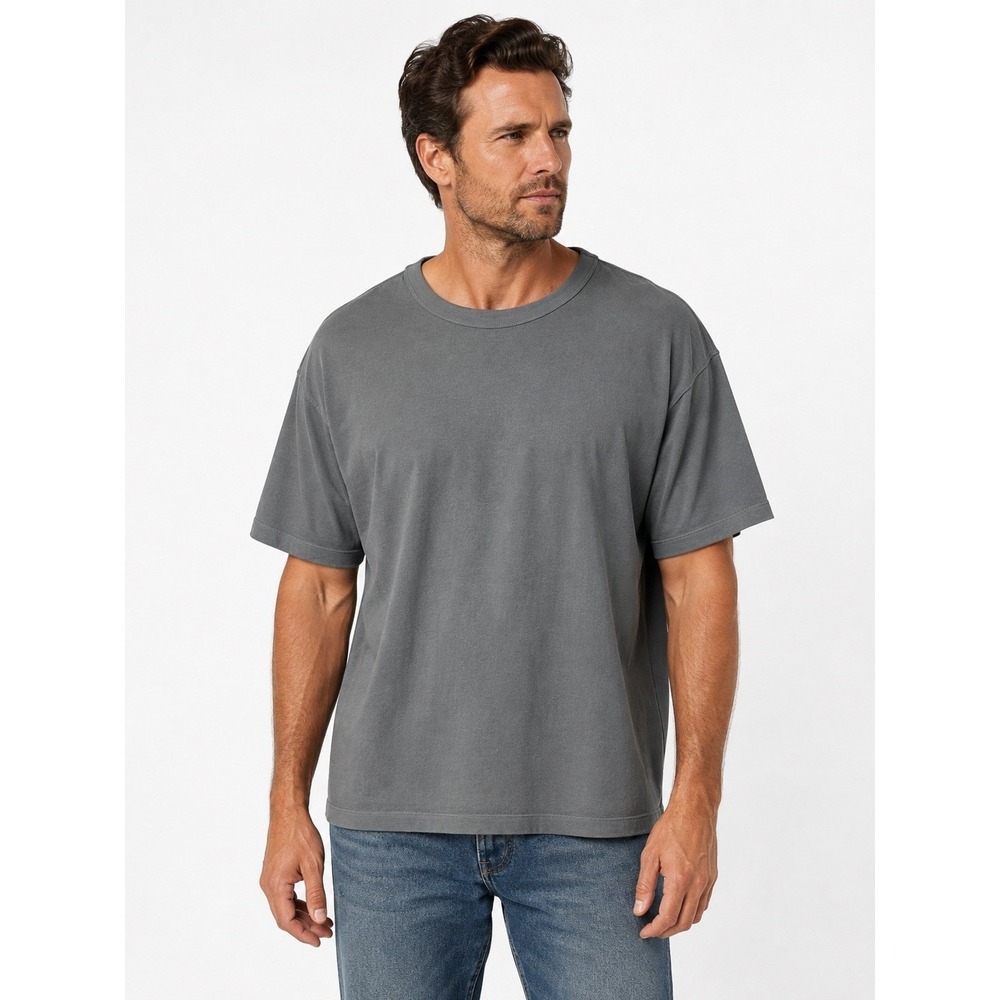 Buck Mason Field Spec Cotton Heavy Tee Grey Men's XXL Heavyweight T-shirt